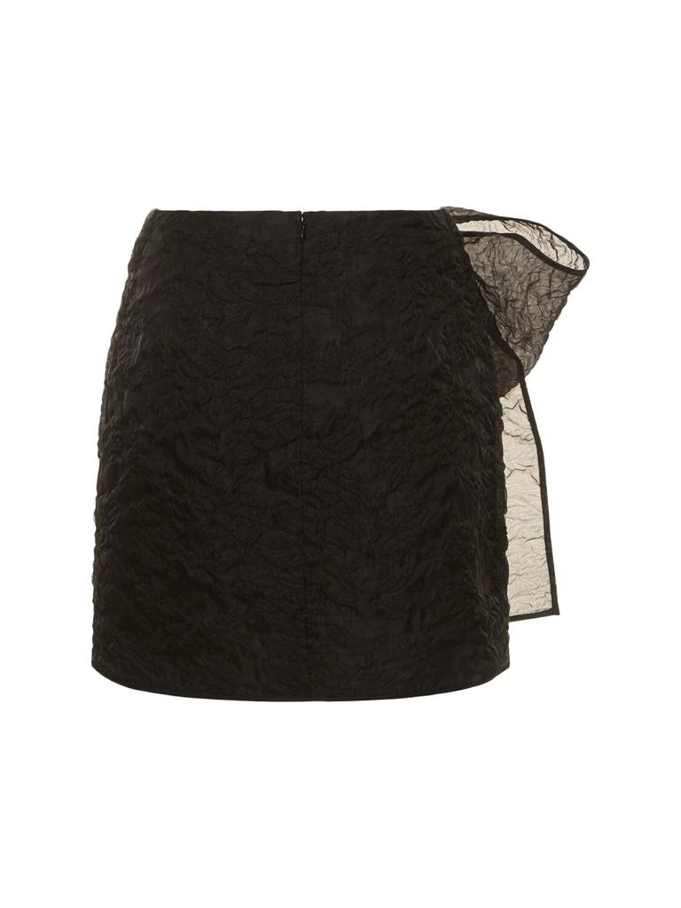 CECILIE BAHNSEN Gigi Matelassé Bow Mini Skirt 4