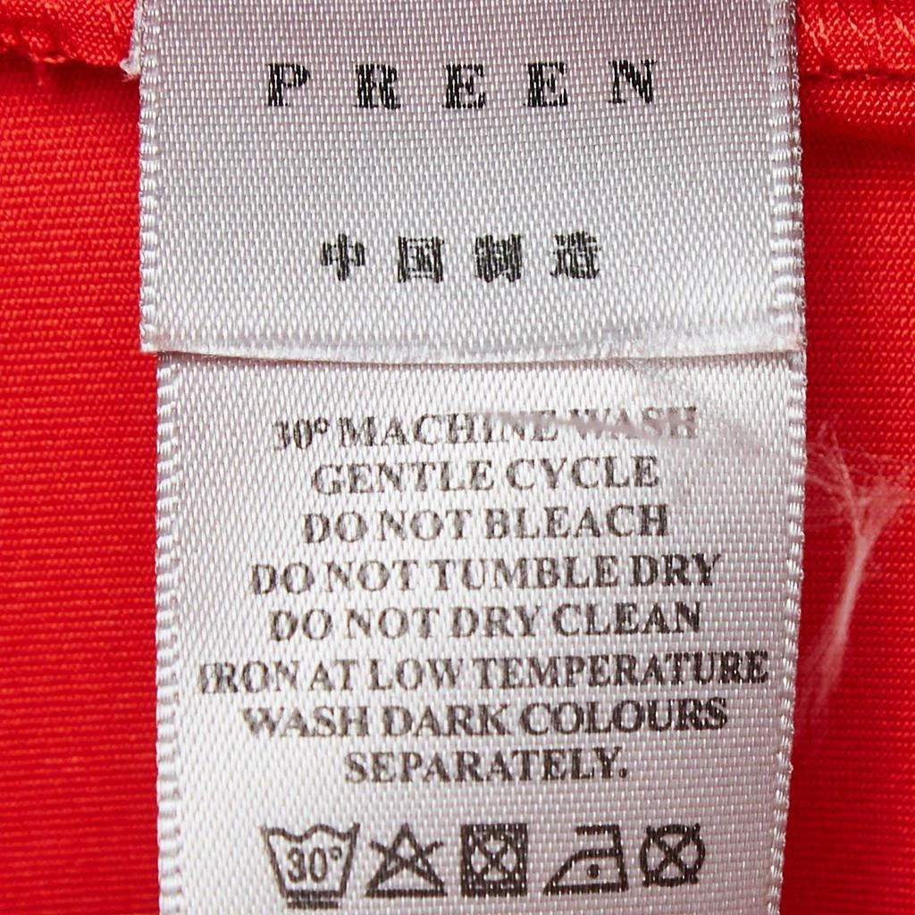 Preen By Thornton Bregazzi Preen By Thornton Bregazzi Red Jersey One Shoulder Bodycon Dress M 5