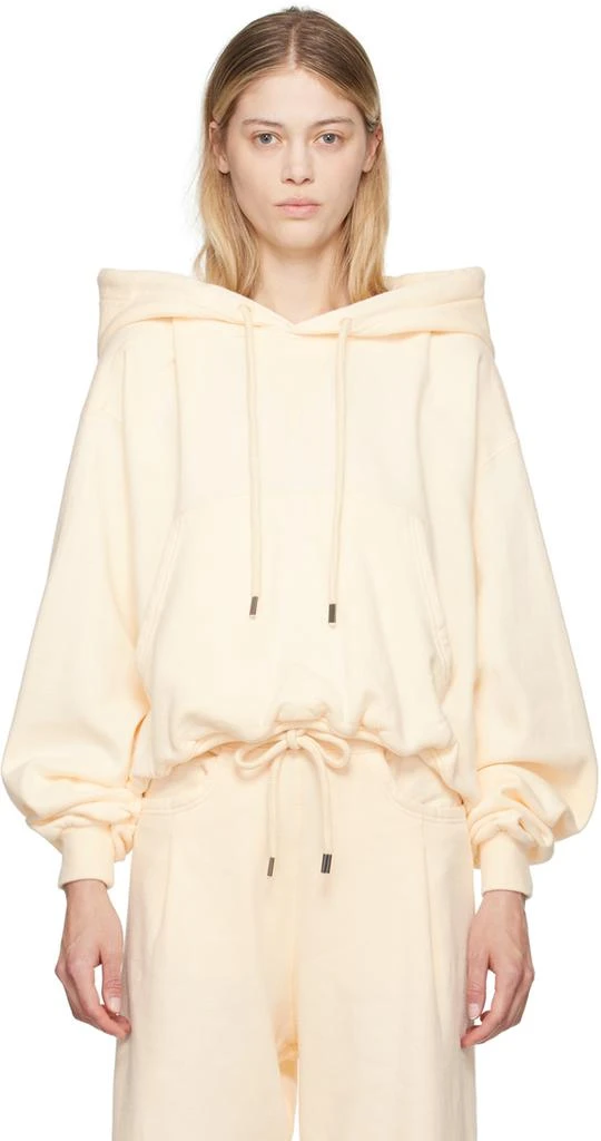 R13 Off-White Balloon Popover Hoodie 1