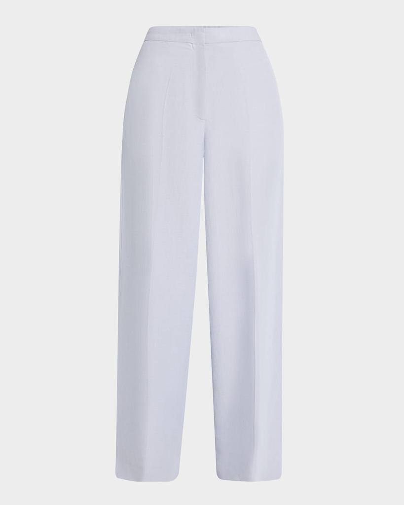 Fabiana Filippi Viscose-Linen Straight Trousers