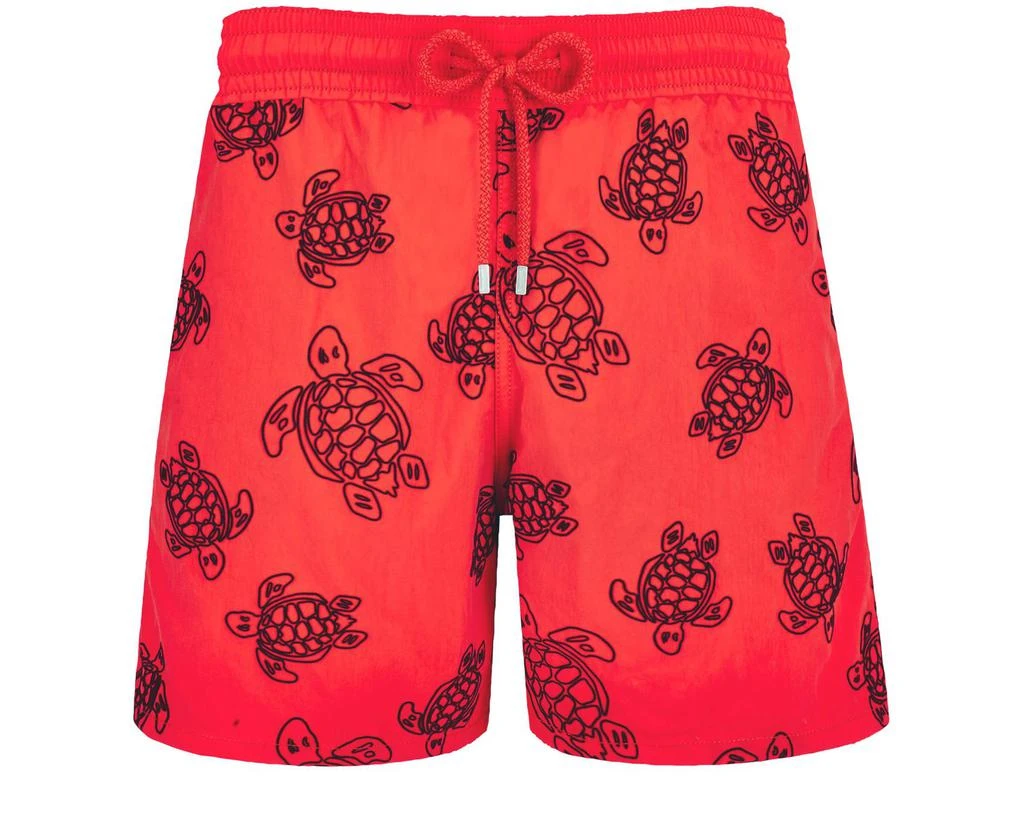 Vilebrequin Swim Trunks Ronde Des Tortues Flocked 1