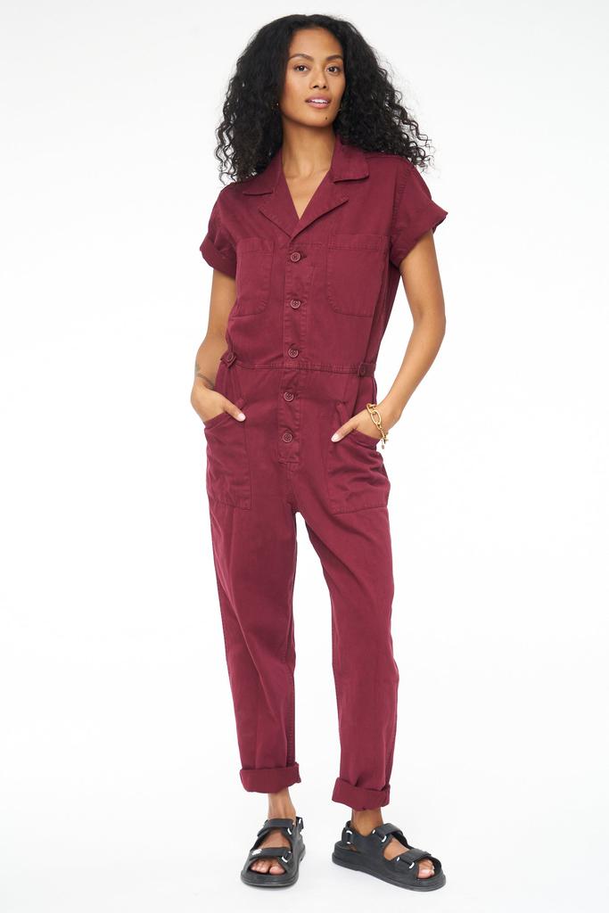 Pistola Denim Grover Short Sleeve Field Suit - Merlot