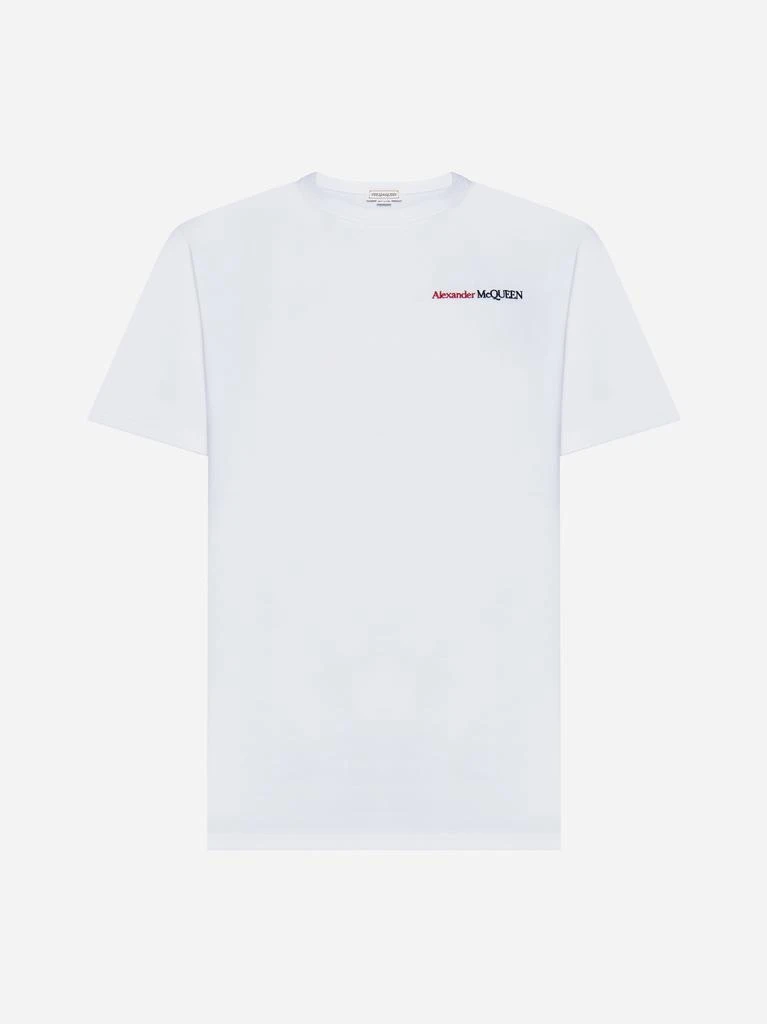 ALEXANDER MCQUEEN Logo cotton t-shirt 1