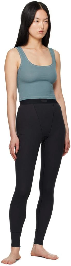 SKIMS Gray Cotton Rib Tank Top 4