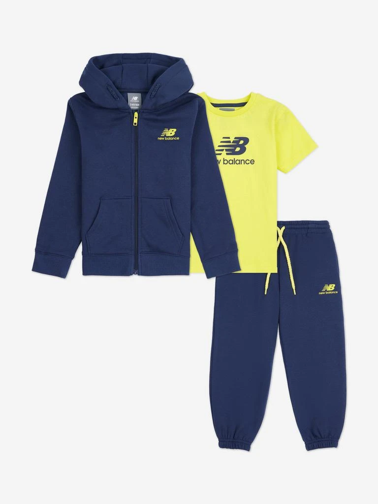 New Balance Baby Boys T-Shirt and Tracksuit Set in Navy – On Sale