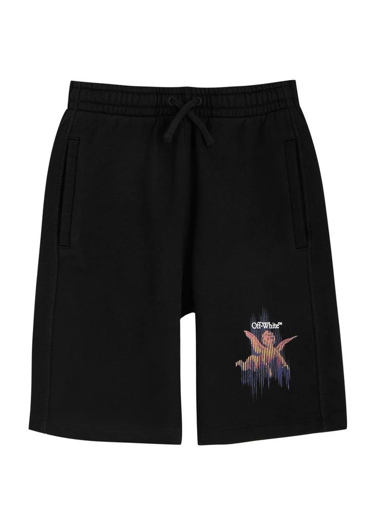 Off-White KIDS Putti printed cotton shorts (6-12 years) 1