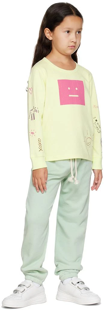 Acne Studios Kids Green Patch Sweatpants 4