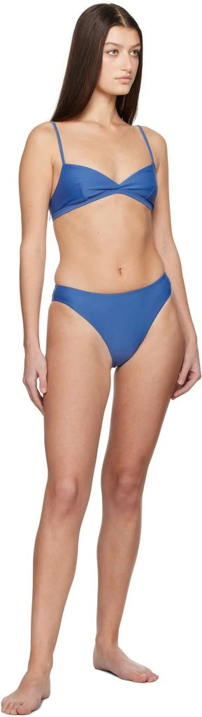 Matteau Blue Tri Crop Bikini Top 4