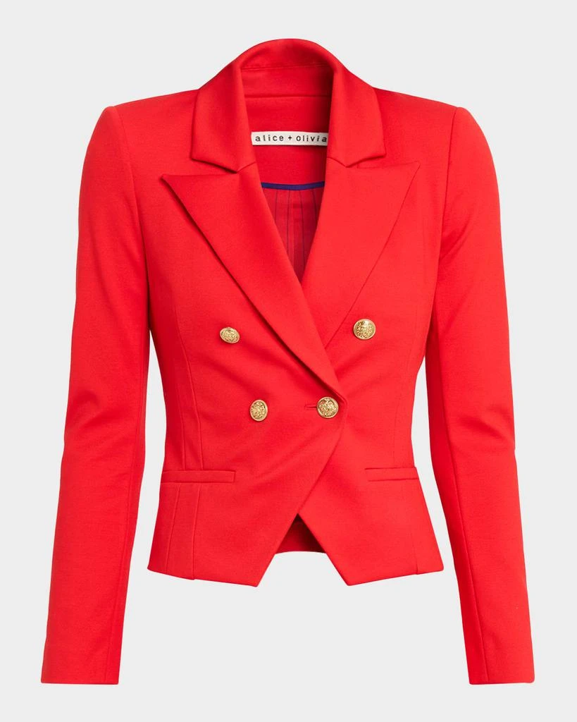 Alice + Olivia Sable Double-Breasted Blazer