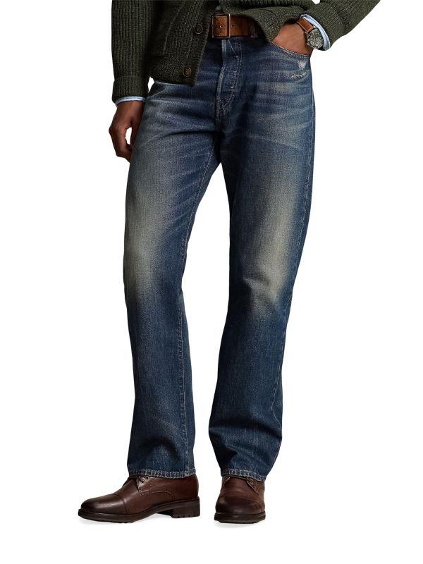 Ralph Lauren Rigid Straight-Leg Jeans
