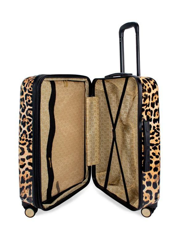 Badgley Mischka Leopard 5-Piece Logo Luggage Set 2