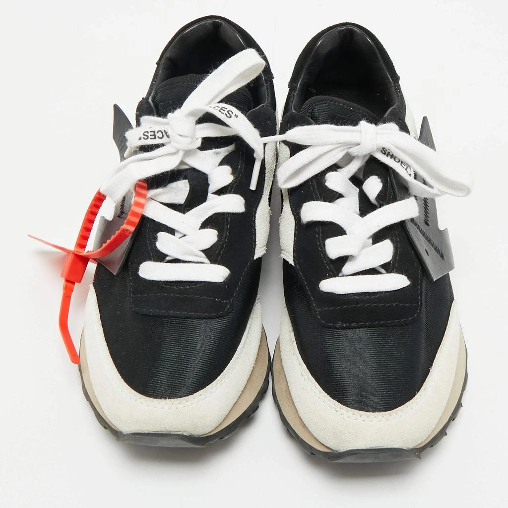 Off-White Off-White Two Tone Nylon and Suede HG Runner Sneakers Size 37 3