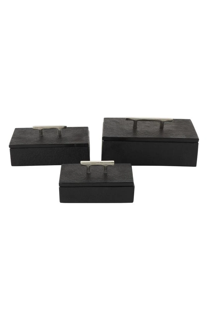 UMA Contemporary Set of 3 Decorative Marble Boxes 1