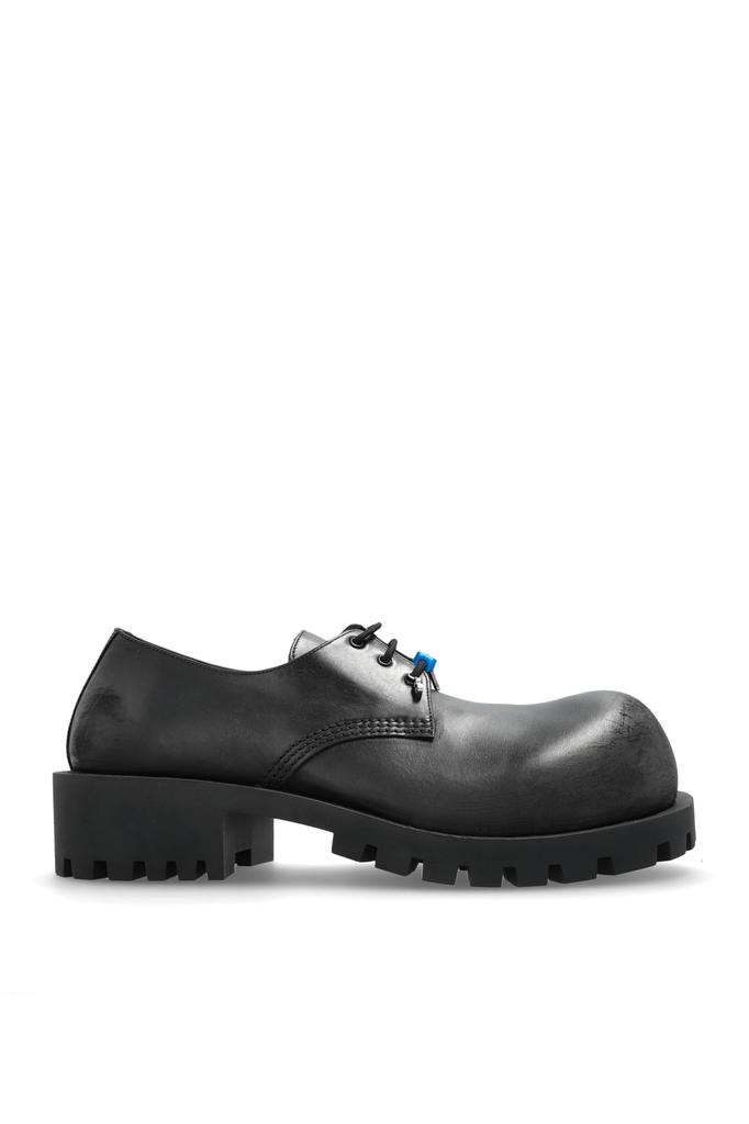 Balenciaga Black calfskin Hummer derby - Dress Shoes - BeyondStyle