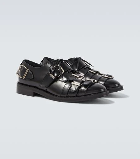 Simone Rocha Buckle-detail leather Oxford shoes 5