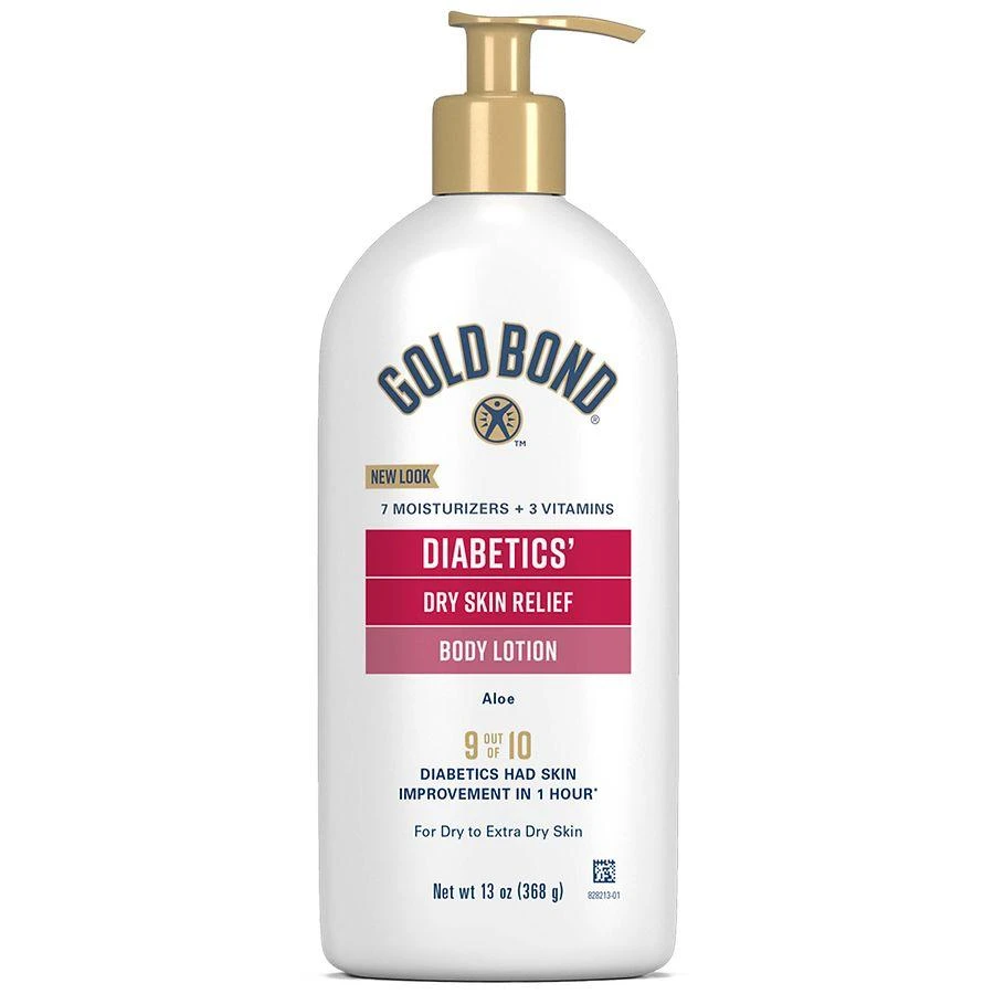 Gold Bond Diabetics' Dry Skin Relief Body Lotion, With Aloe Fragrance Free 1