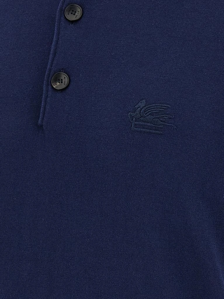 Etro Etro Pegasus-embroidery Polo Shirt 4