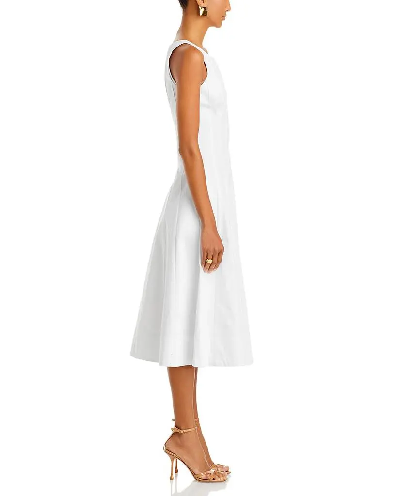 AQUA Paneled Midi Dress - Exclusive 5