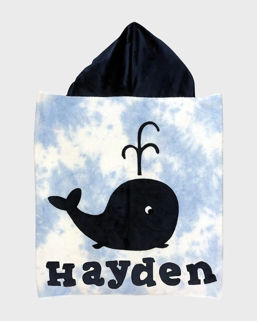 Boogie Baby Boy
s Whale Towel, Personalized