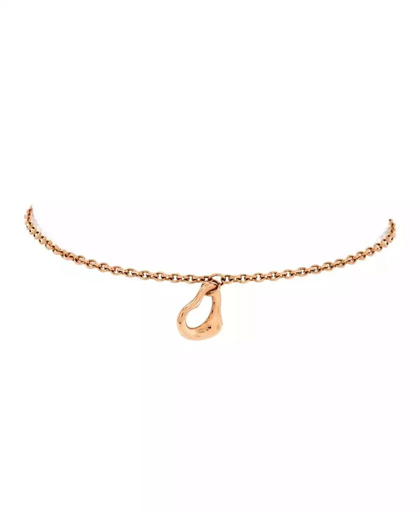 Pre-Owned Tiffany 
Co Elsa Peretti Open Heart Charm Bracelet