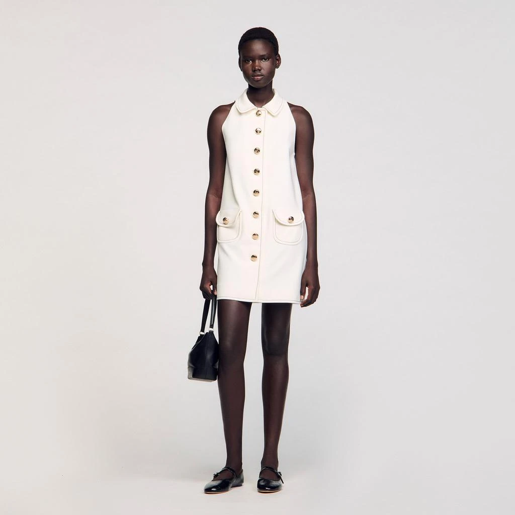 Sandro Peter Pan collar mini dress 1
