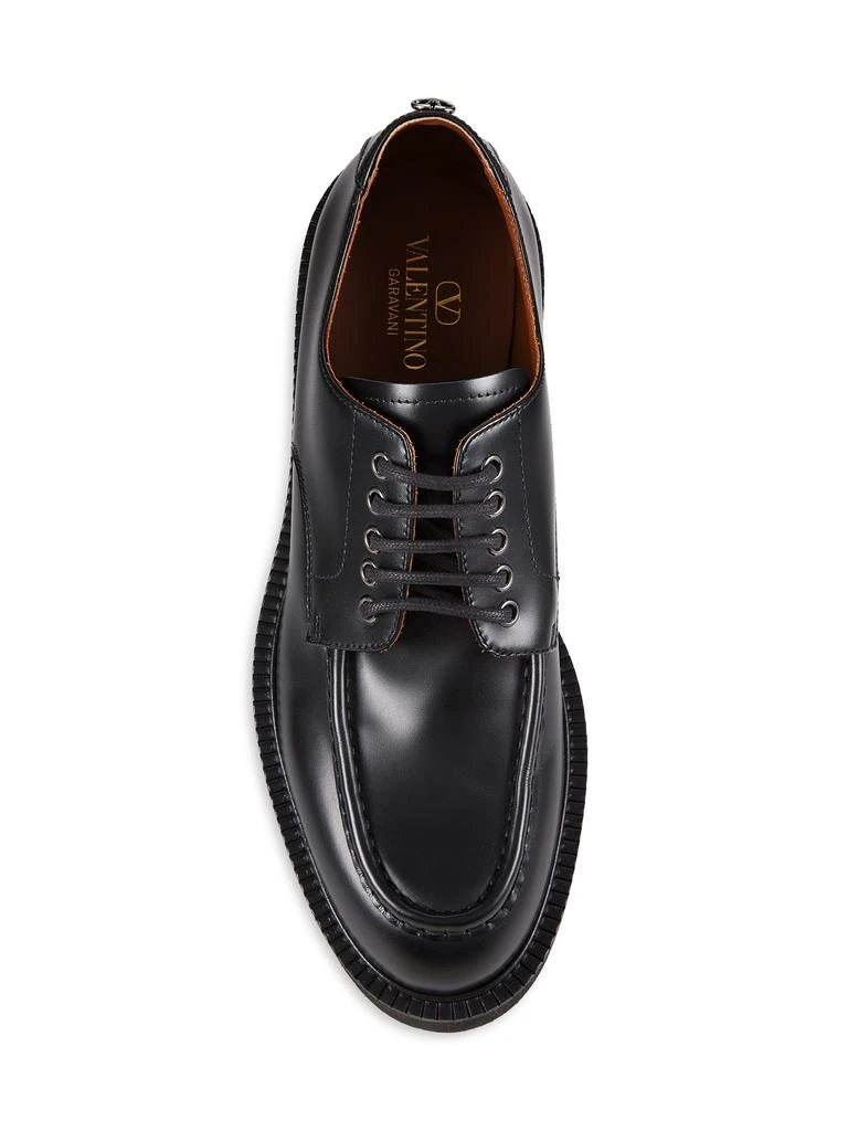 Valentino Gentleglam Leather Derby Shoes 5