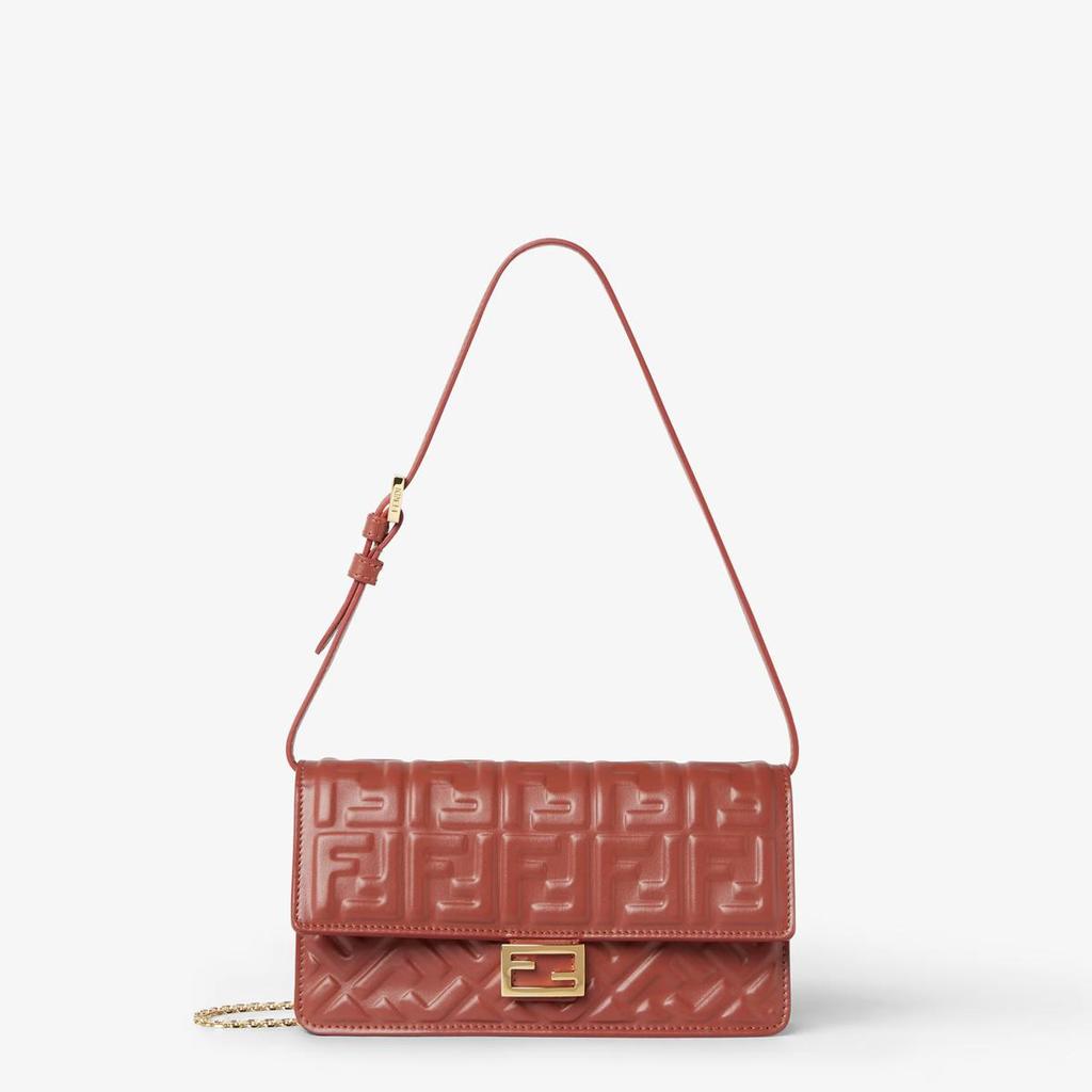 Fendi Fendi Logo Embossed Shoulder Bag - Shoulder Bags