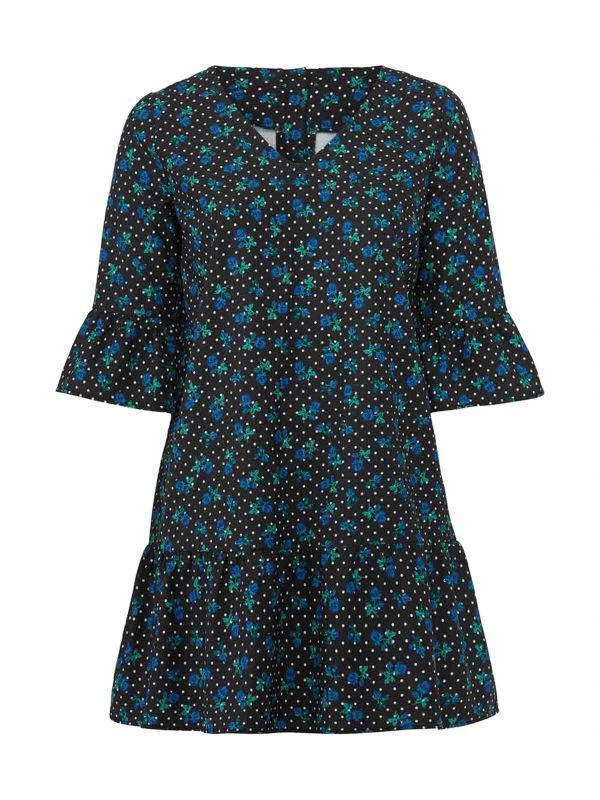 Draper James Floral Bell Sleeve Dress 4