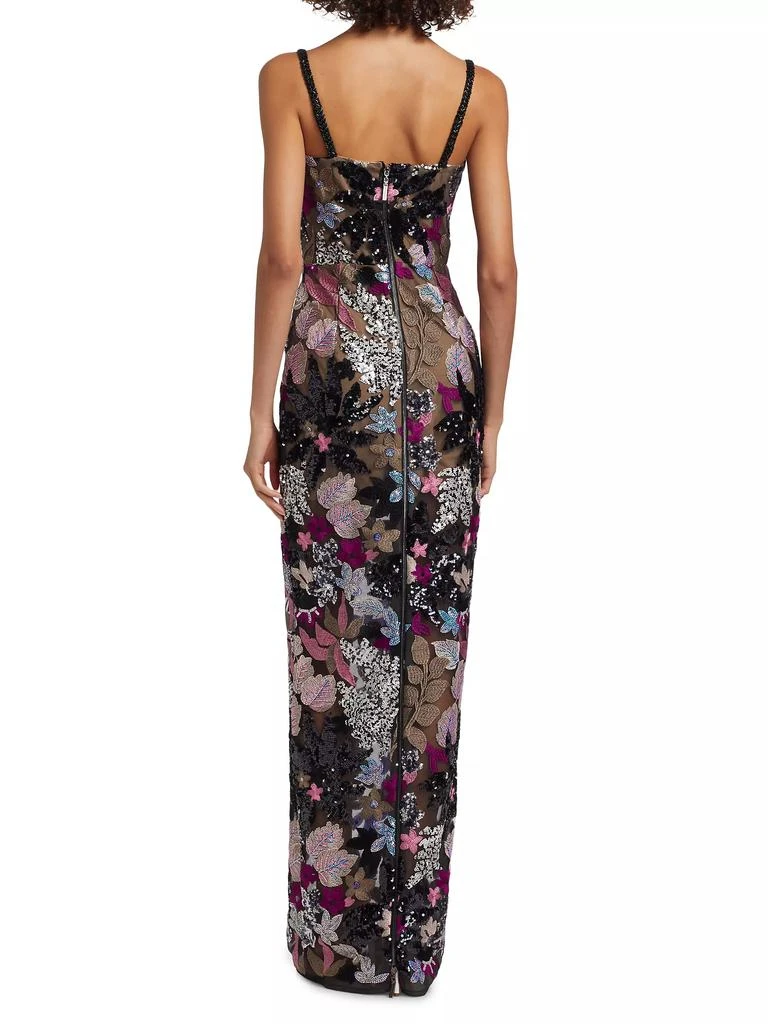 BRONX AND BANCO Dahlia Leona Embroidered Gown 5