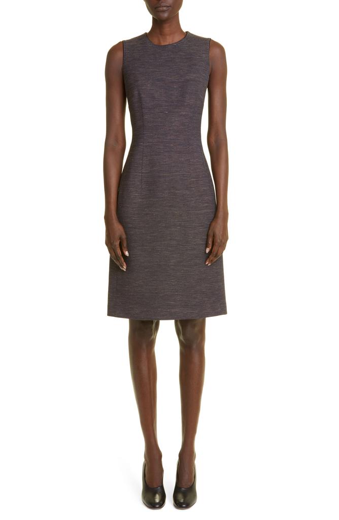 Lafayette 148 New York Harpson Sleeveless Wool Blend Sheath Dress