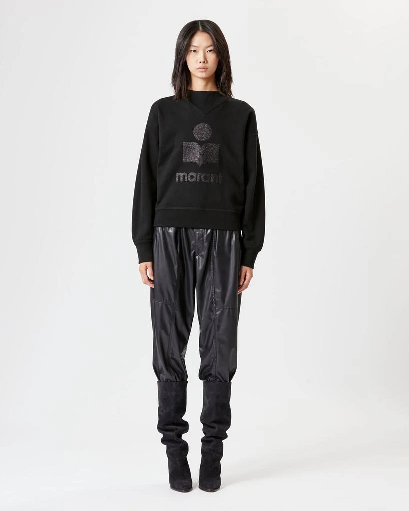 Isabel Marant Étoile MARANT ÉTOILE, MOBY LOGO SWEATSHIRT - Women - Black - 32 1