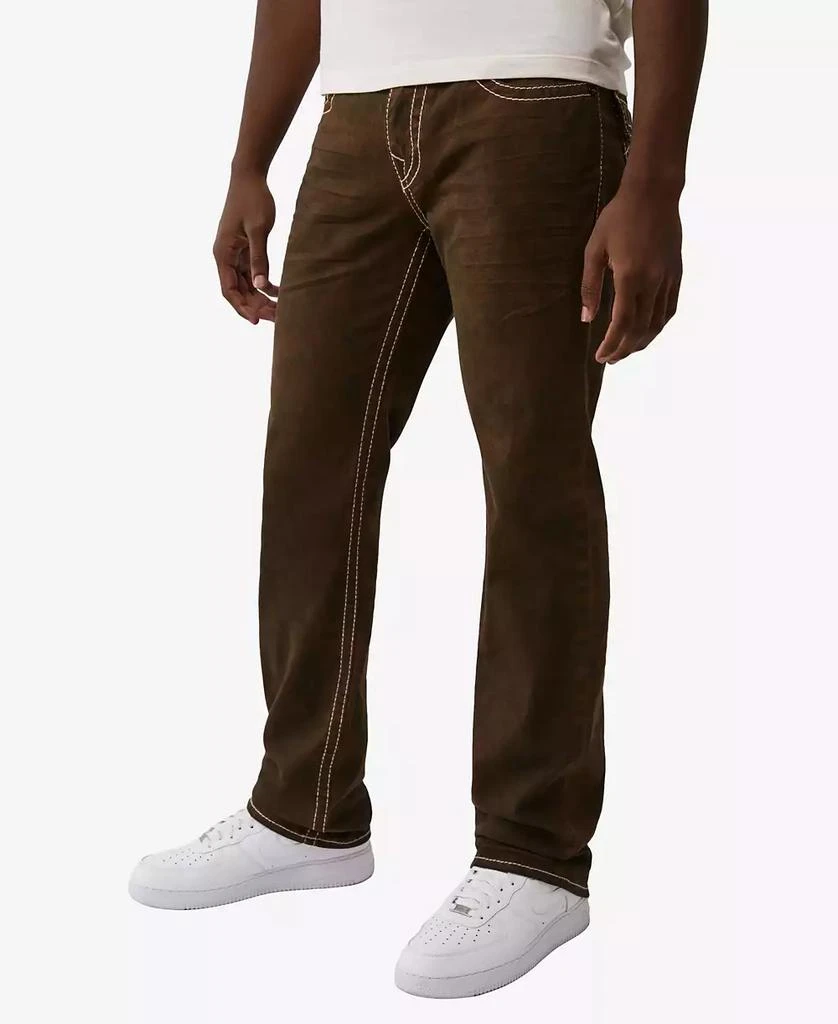 True Religion Men's Big T Stitch Detail Straight Fit Jeans 2