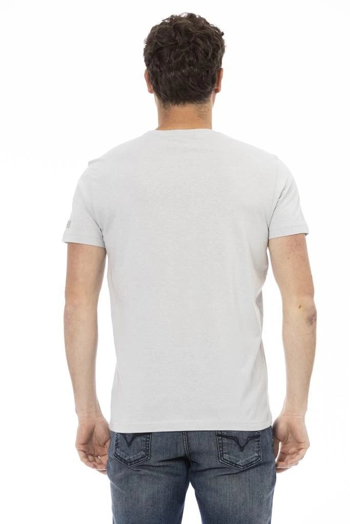 Trussardi Action Trussardi Action Gray Cotton T-Shirt 3