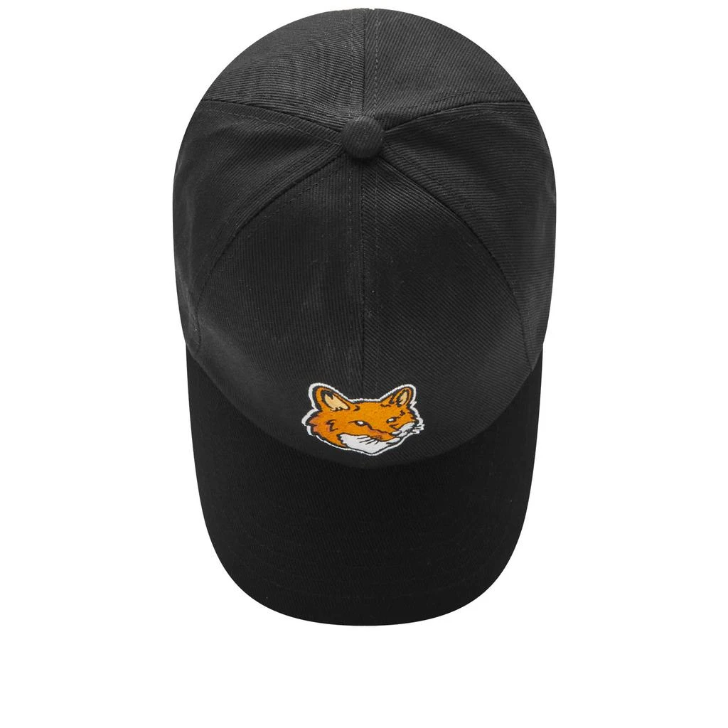 Maison Kitsune Maison Kitsune Large Fox Head Patch Cap 2