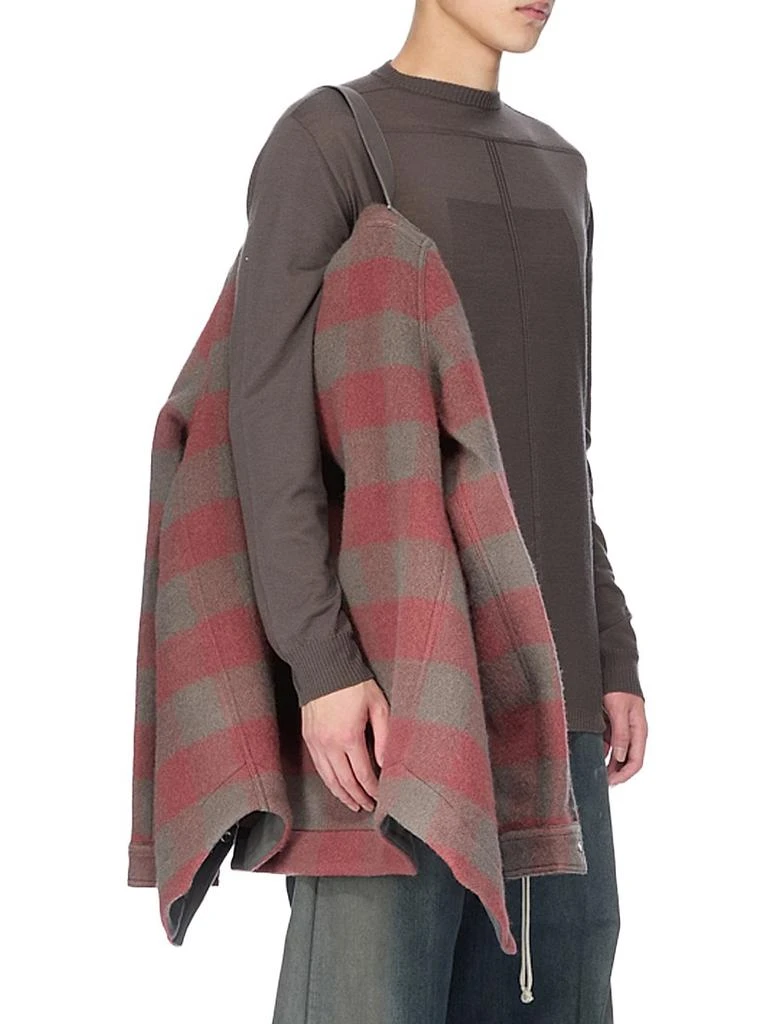 Rick Owens Plaid Wool Overshirt 5