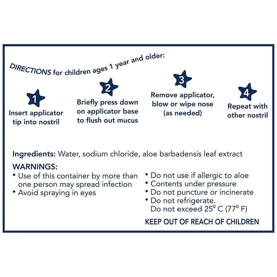 Vicks Saline Nasal Mist, Drug Free Hint of Aloe 8