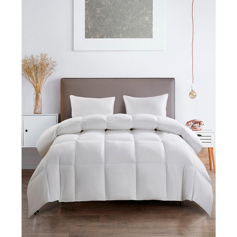 Serta White Goose Feather & Down Fiber All Season Comforter