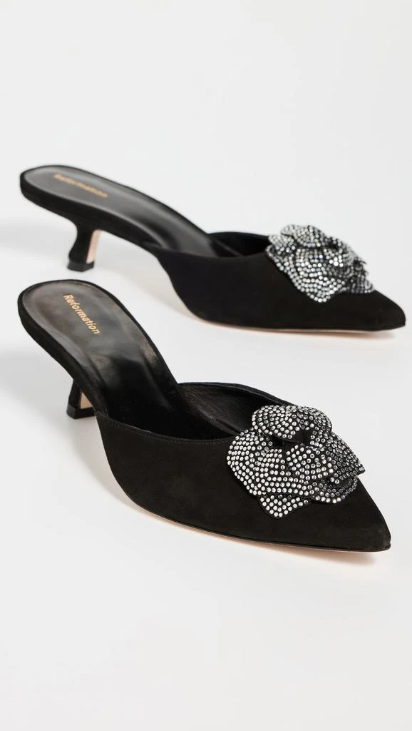 Reformation Wilda Kitten Mules 1