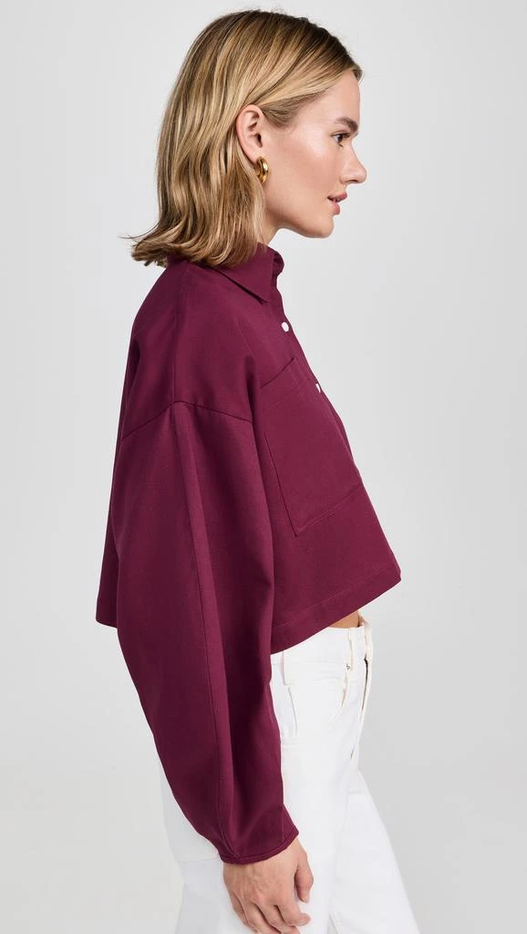 SELFI Cropped Oval Sleeve Shirt 3