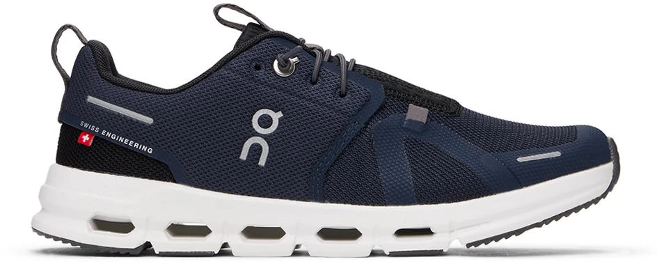 On Big Kids Navy 
Black Cloud Sky Sneakers