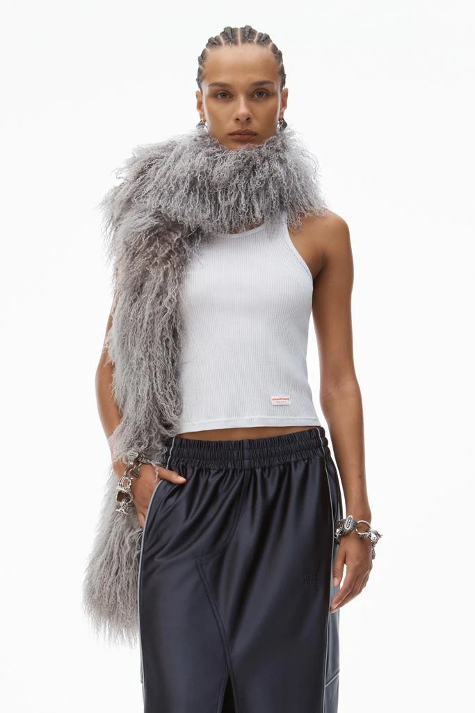 Alexander Wang Deconstructed Tube Skirt in Satin Faille Jersey 6