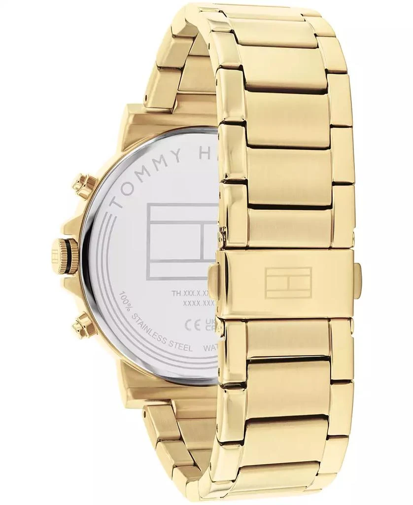 Tommy Hilfiger Men's Chronograph Gold-Tone Stainless Steel Watch 43mm 3