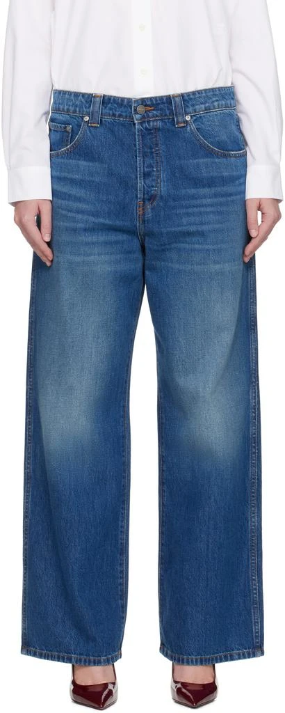 Khaite Blue Winslow Jeans 1
