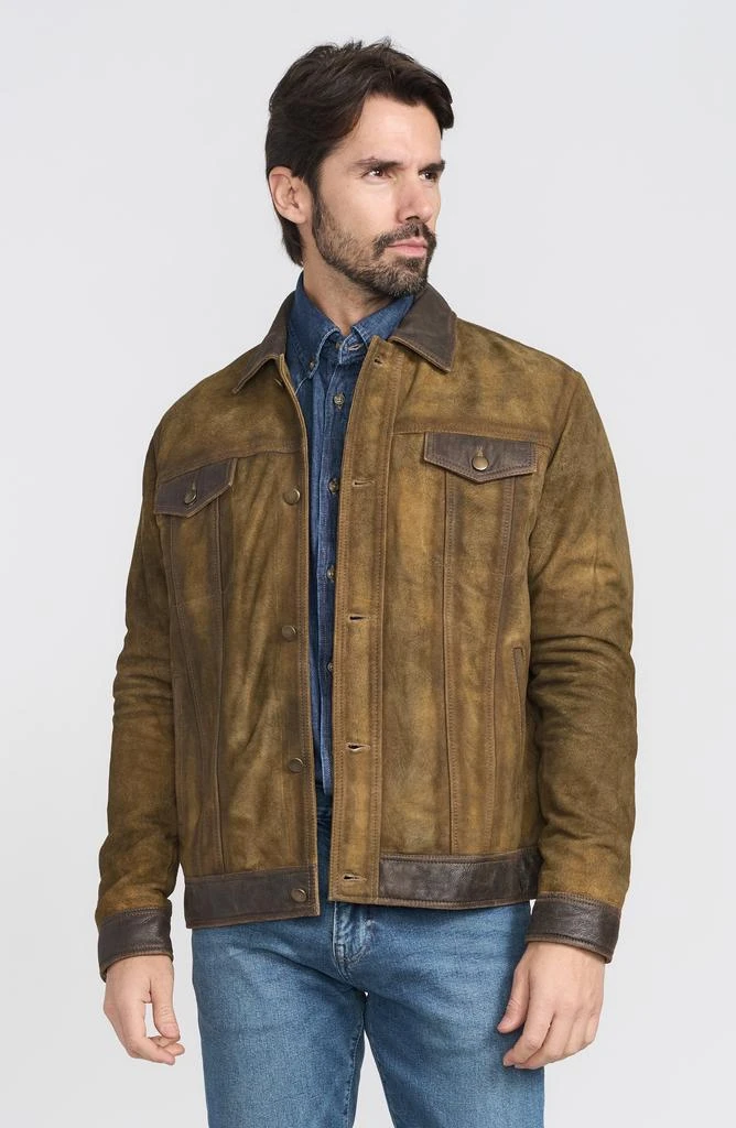 FLYNT Distressed Leather Jacket 7