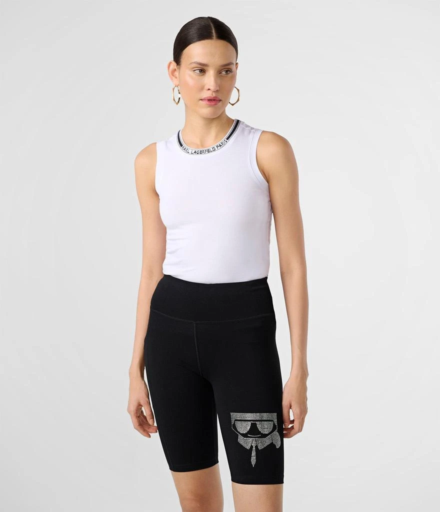 Karl Lagerfeld Paris RIB TRIM LOGO TANK 5