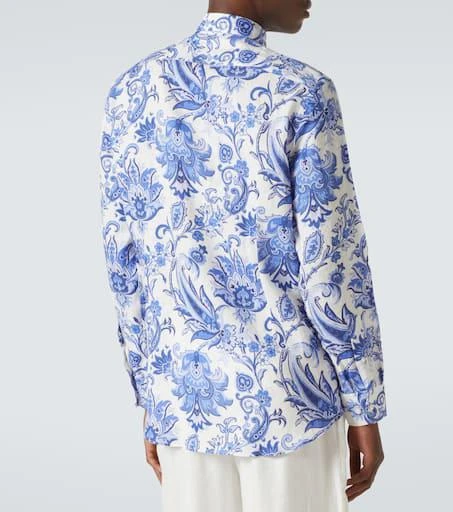 ETRO Roma paisley linen shirt 4