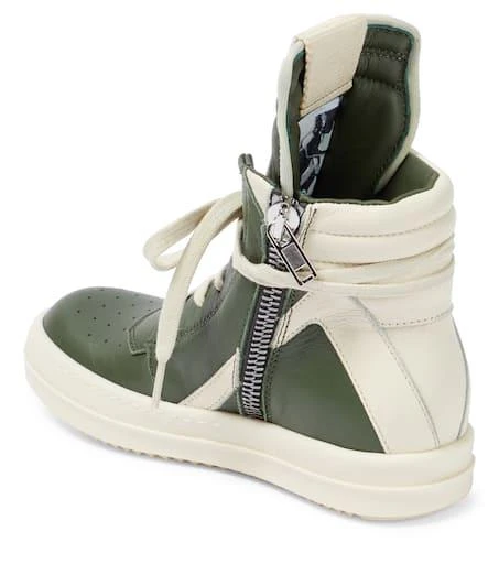 Rick Owens Geobasket leather high-top sneakers 2