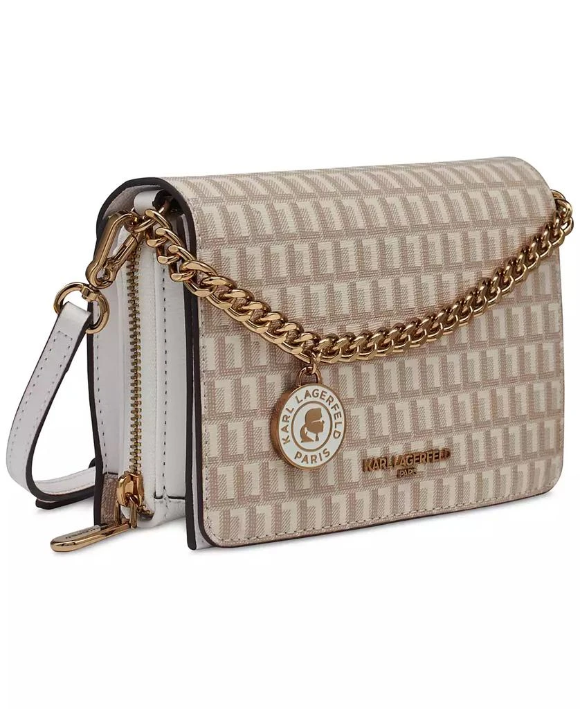Karl Lagerfeld Paris Lourdes Monogram Crossbody 2