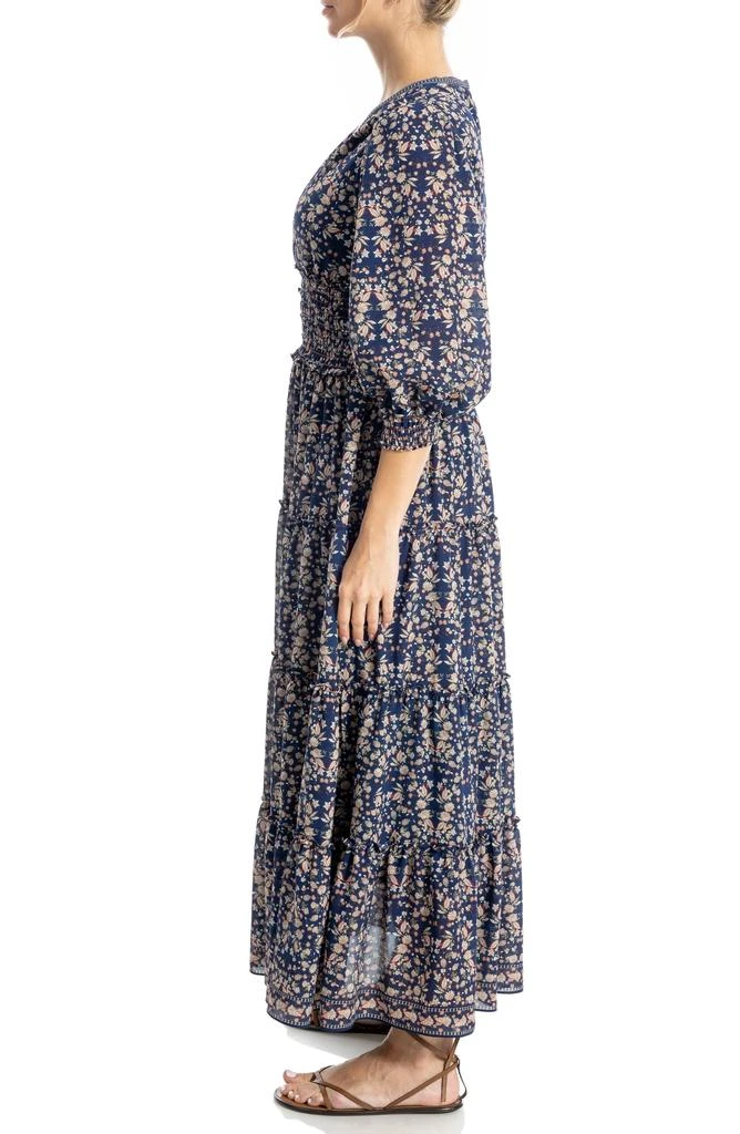 Max Studio Floral Balloon Sleeve Tiered Maxi Dress - Dresses & Skirts -  BeyondStyle