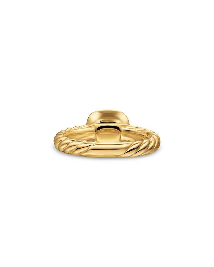 David Yurman DY Mercer Stone Ring in 18K Yellow Gold, 7mm 6